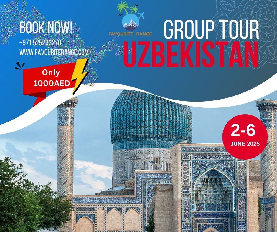 Explore Majestic Uzbekistan – Group Tour from UAE | 2–6 June 2025